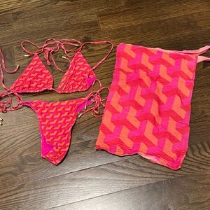 Monday Swimwear Bikini and Sarong